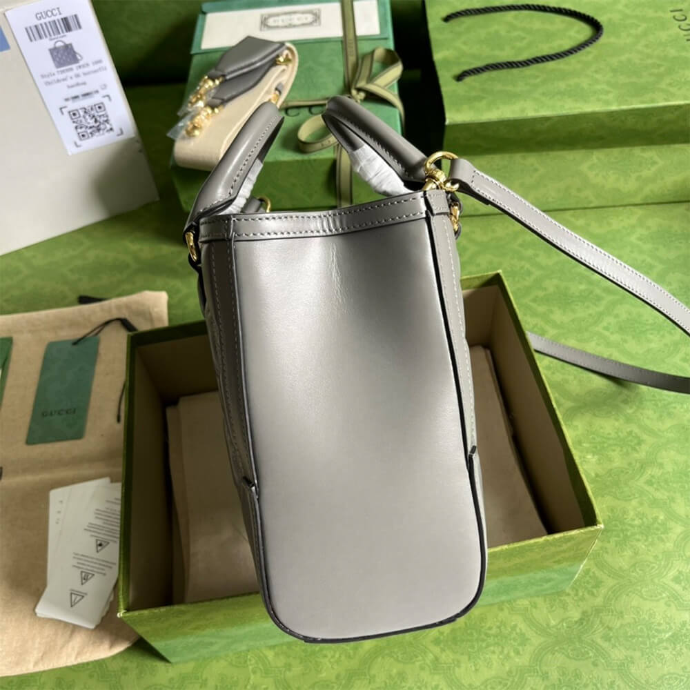 GG matelass&eacute; mini top handle bag
