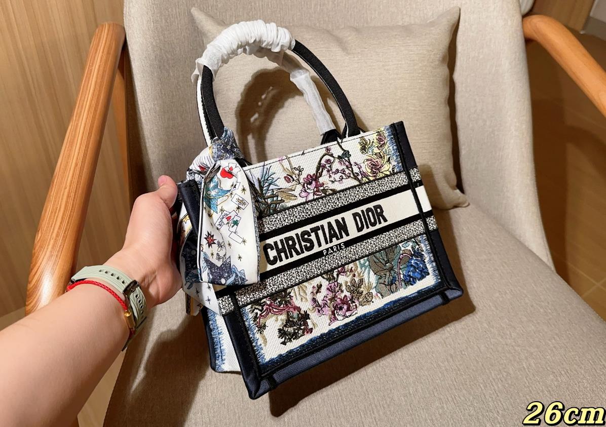 Dior Book Tote Bag Small Medium Large Size