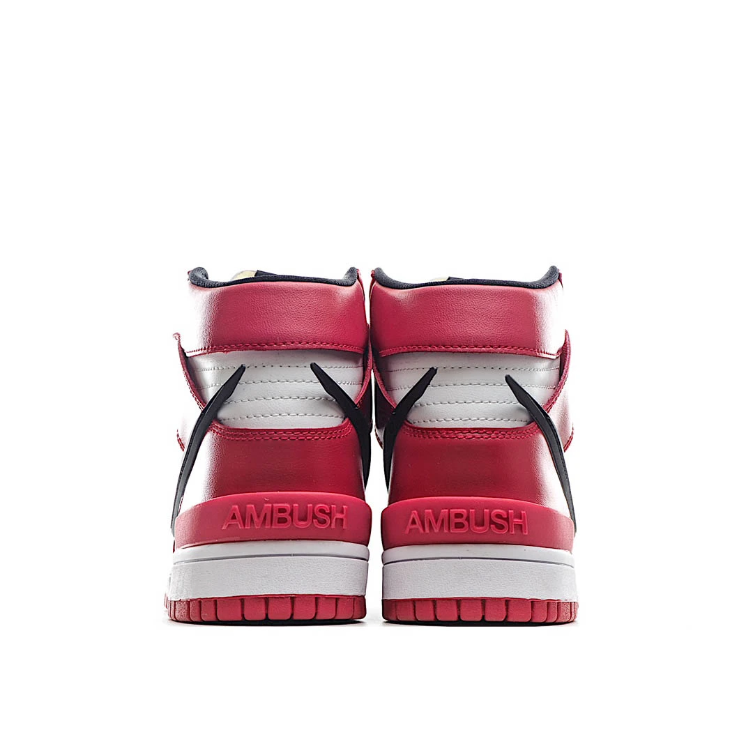Ambush x Nike Dunk High 白红