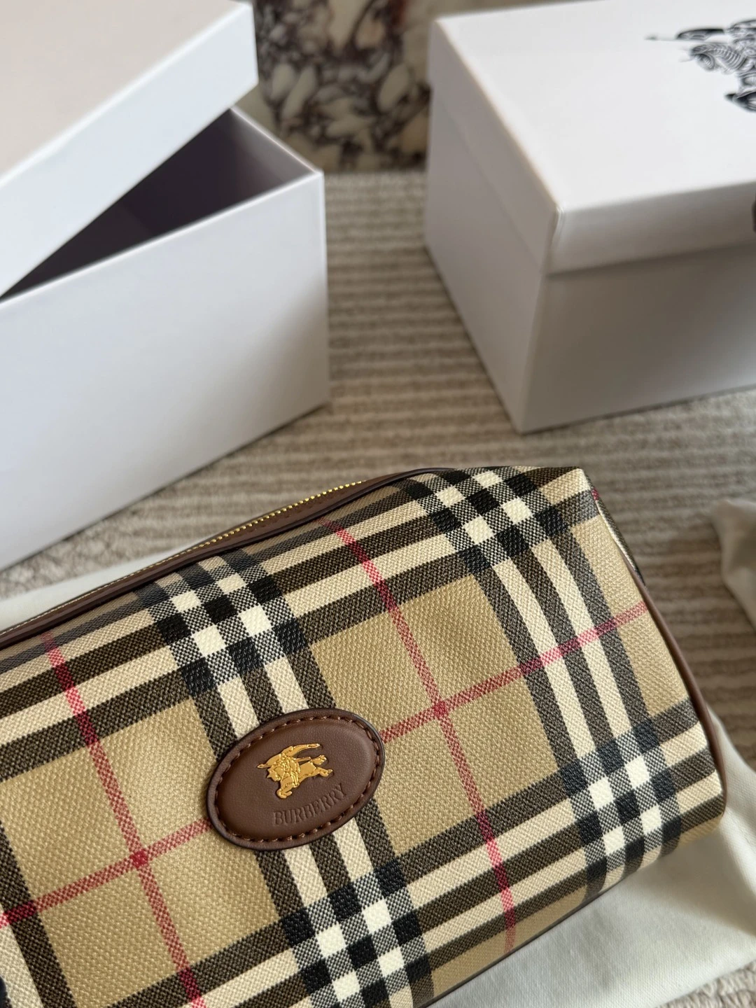 Burberry Check Makeup Bag