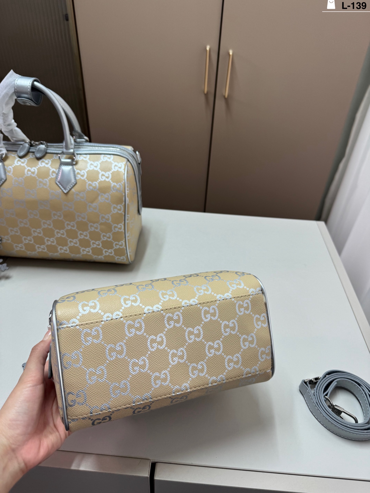 Gucci Emblem Tote Bag