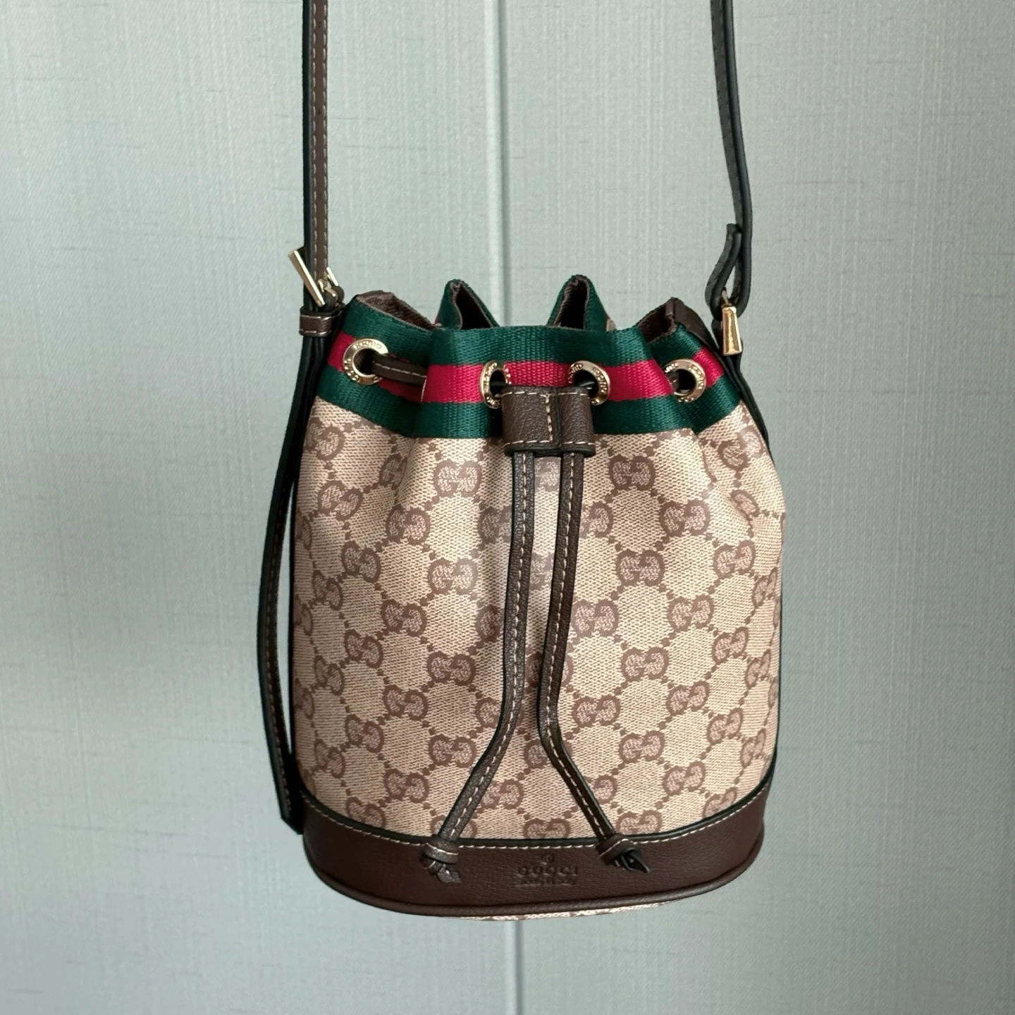 Gucci Webbing Mini Bucket Bag