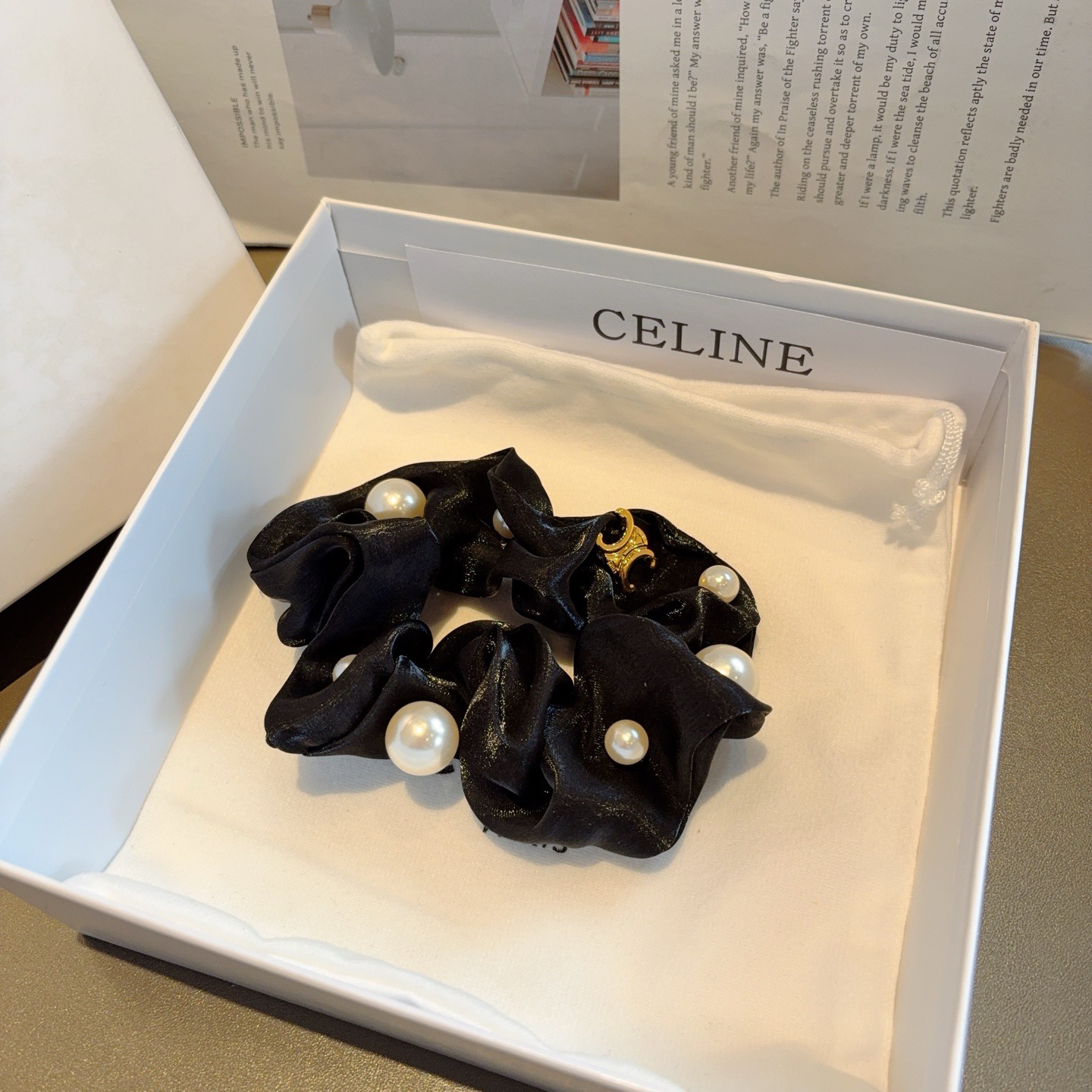 Celine hair tie