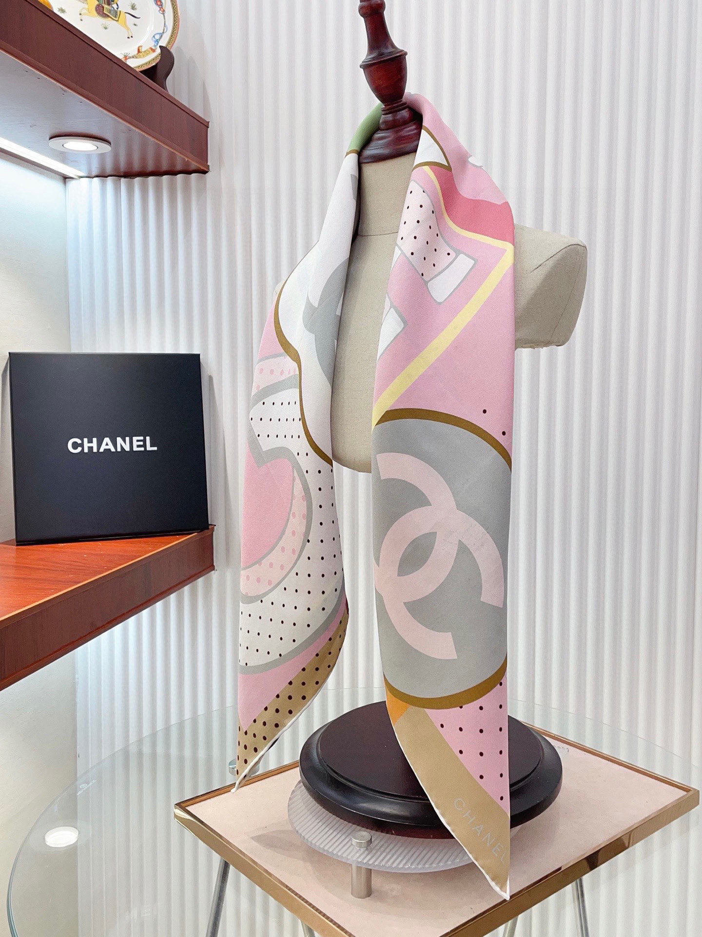Chanel 100% Silk Scarf