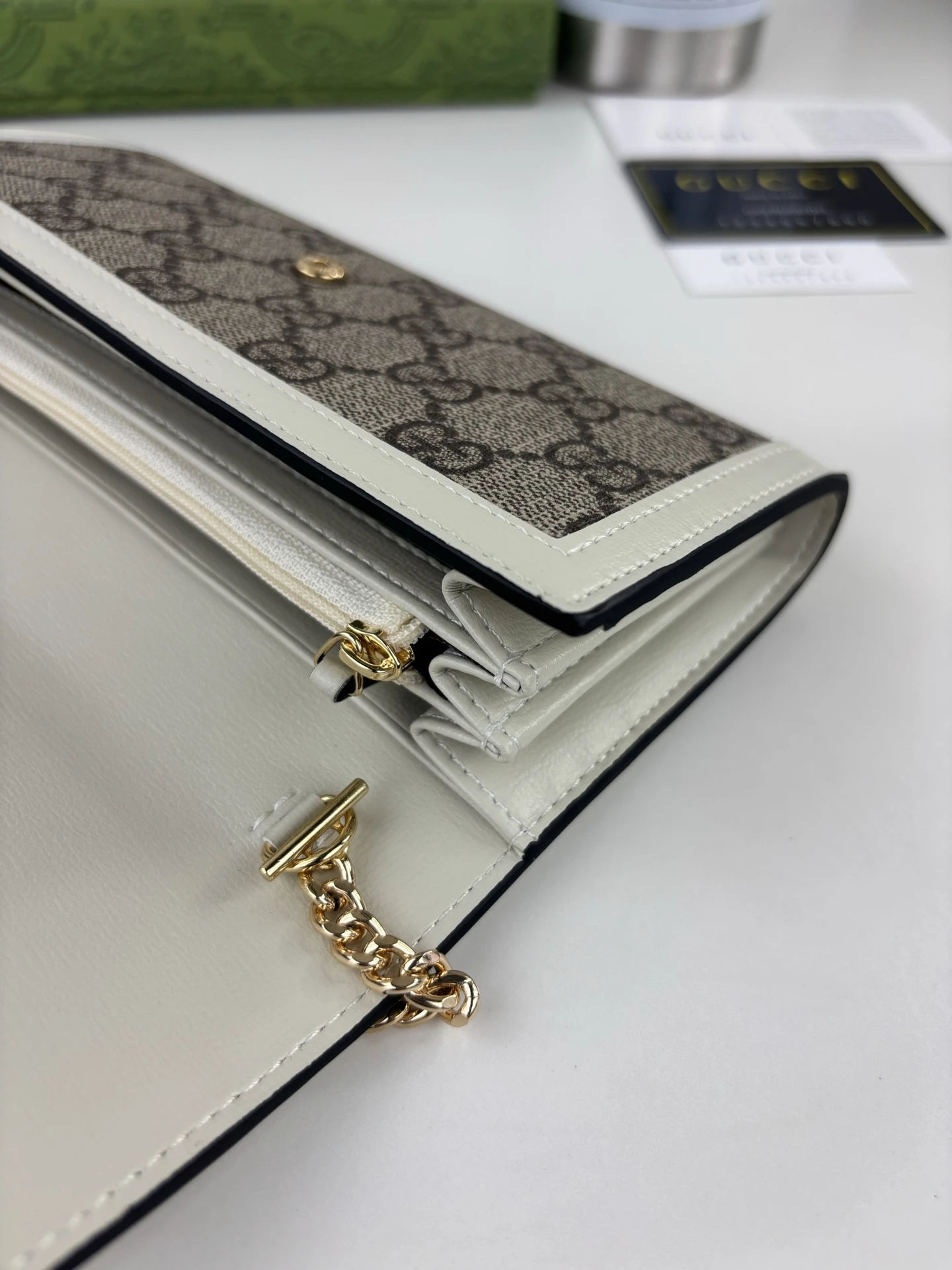 GG Supreme Wallet-style Crossbody Bag