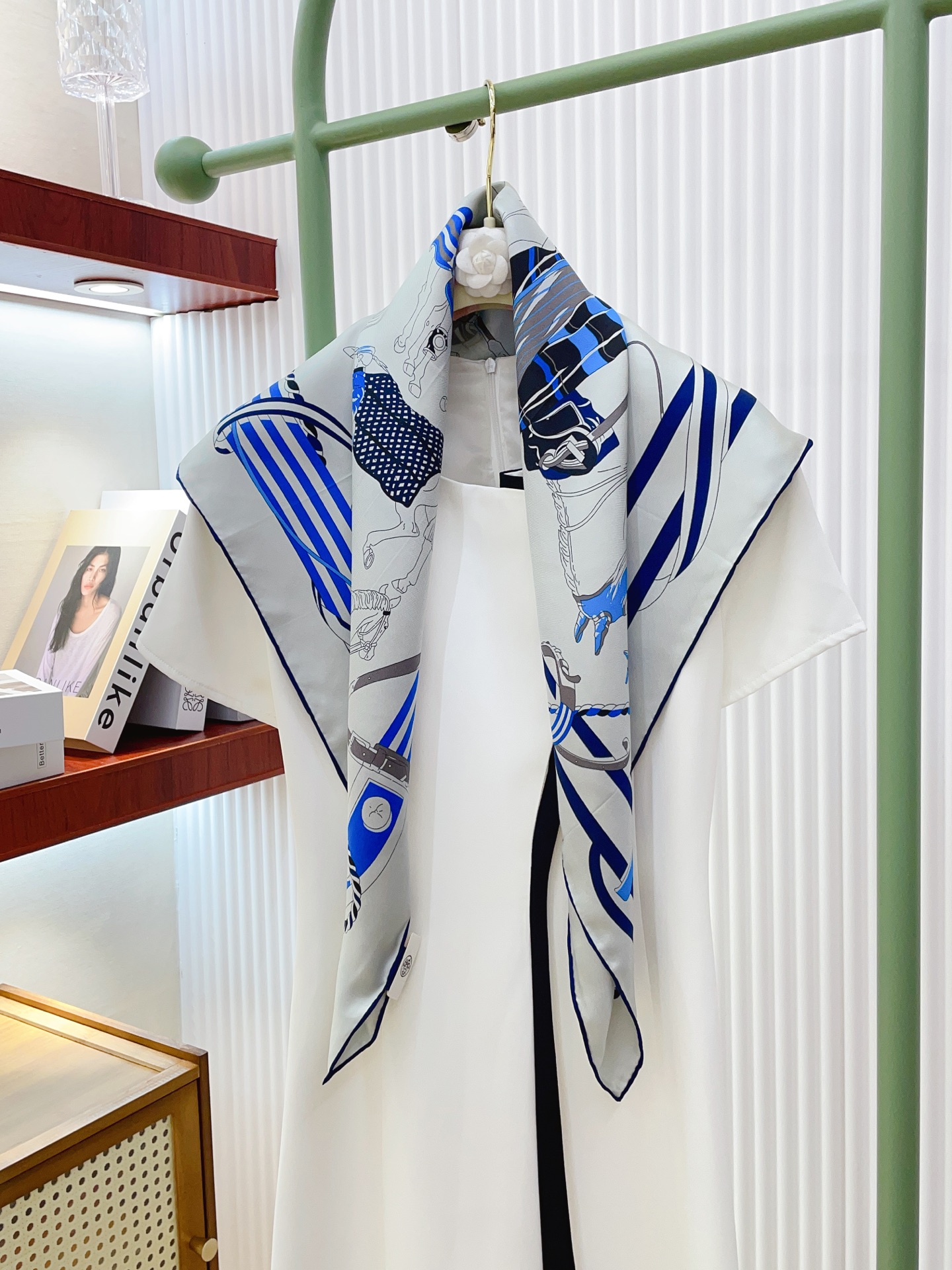 Hermes 100% Silk Scarf