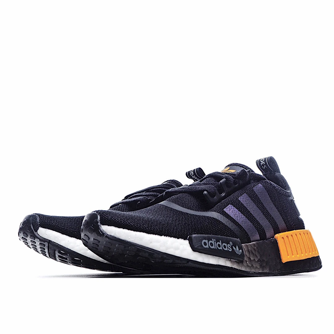 Adidas NMD_R1 J 'Black Solar Orange'