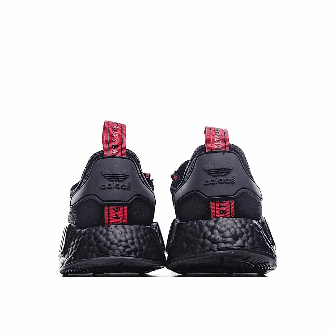Adidas NMD_R1 STLT Primeknit 'Core Black Red'