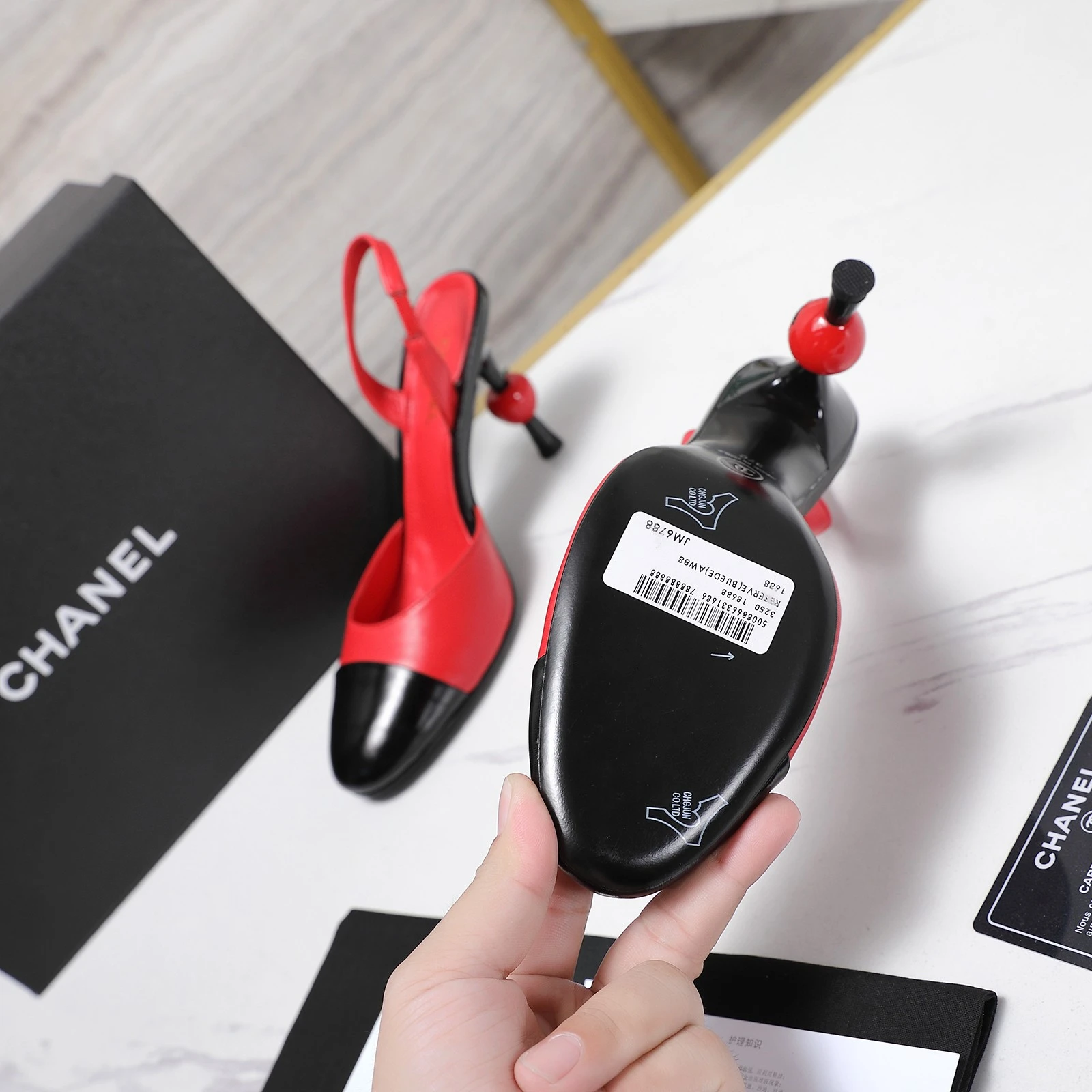 Chanel 26SS Apple and Slingback Sandals