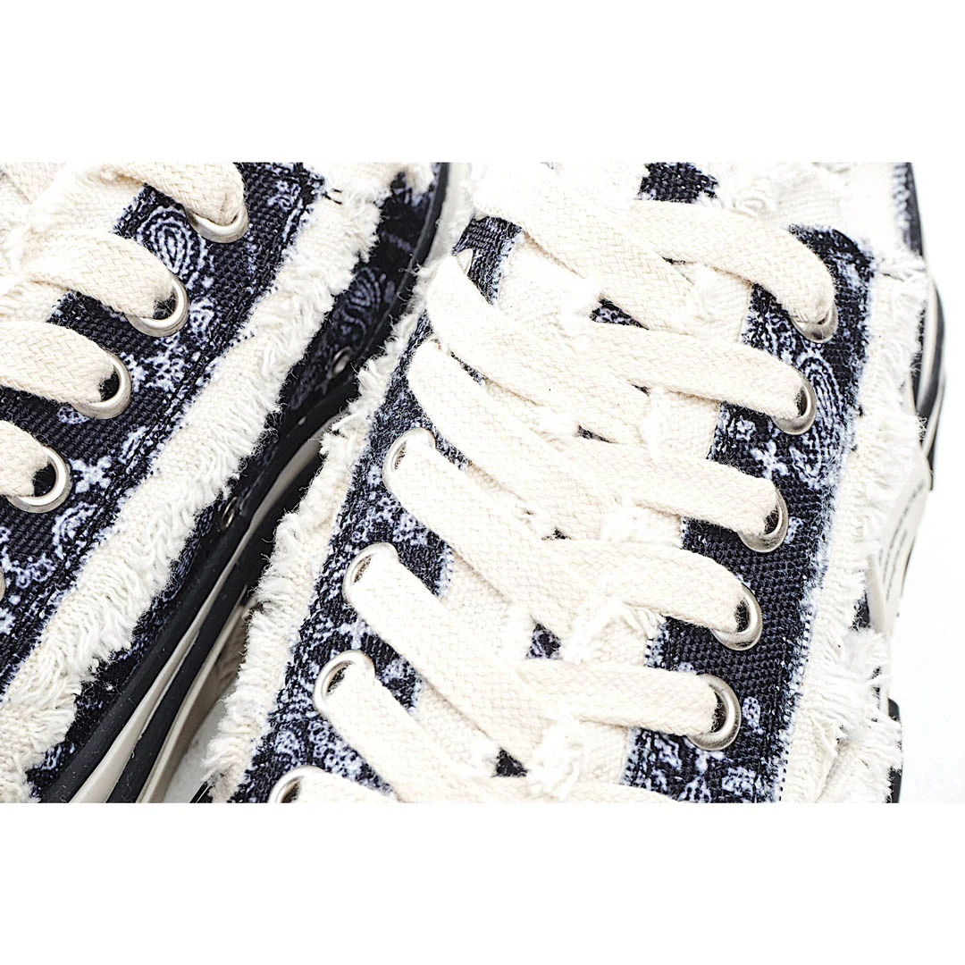 x VESSEL GOP Low canvas vulcanized sneakers