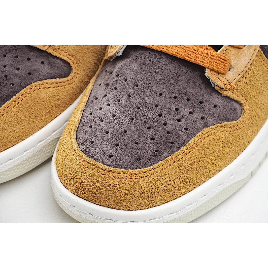 Nike Dunk High Dark Curry Yellow Black