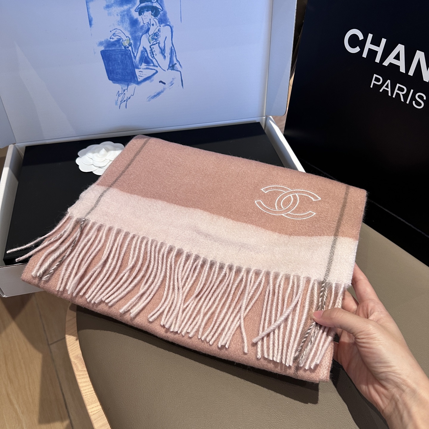 Chanel Cashmere Scarf