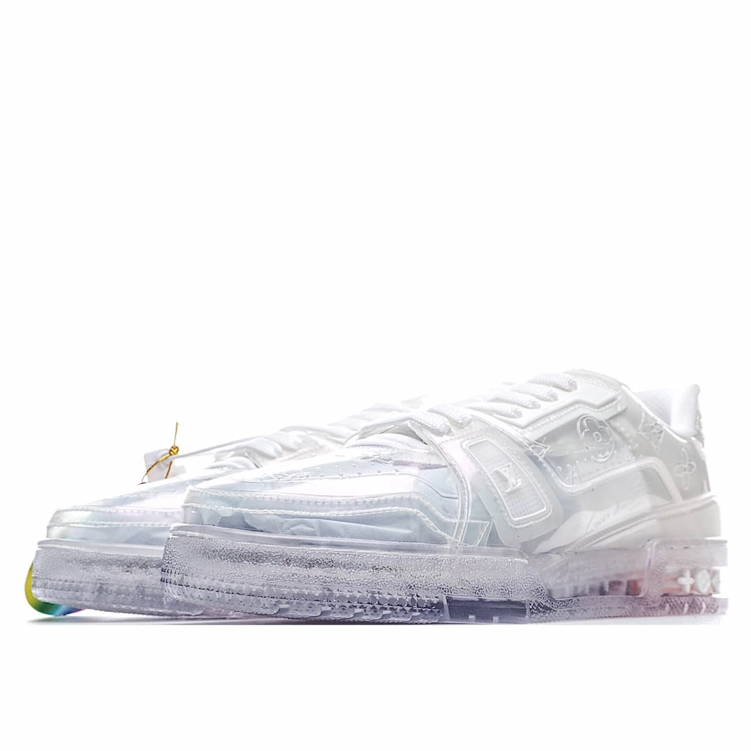 Virgil Abloh Louis Vuitton Trainer Sneaker Low Casual Basketball Shoe