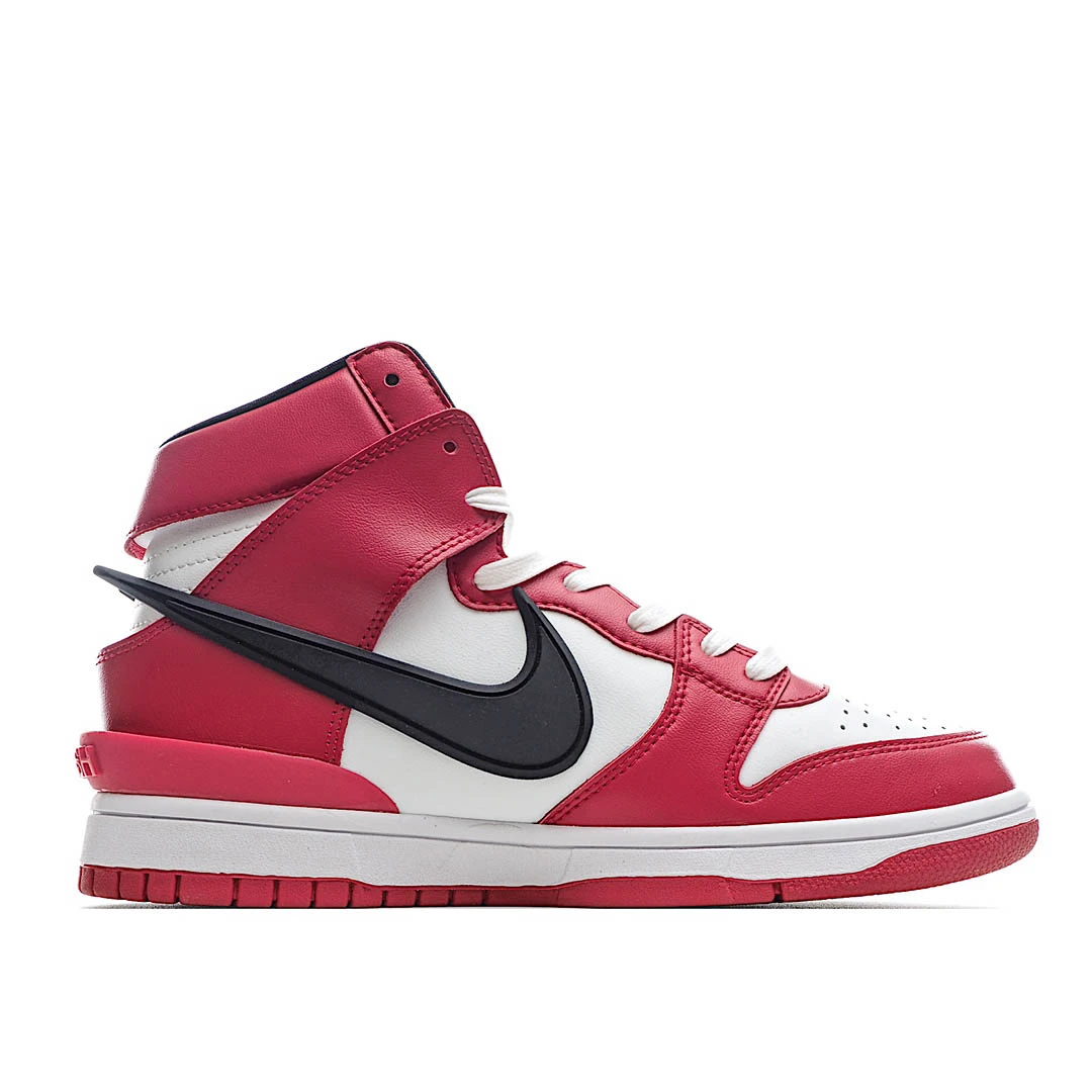 Ambush x Nike Dunk High 白红