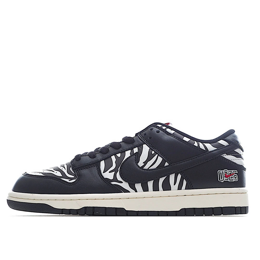 Nike Quartersnacks X Dunk SB Low&ldquo;Zebra 黑