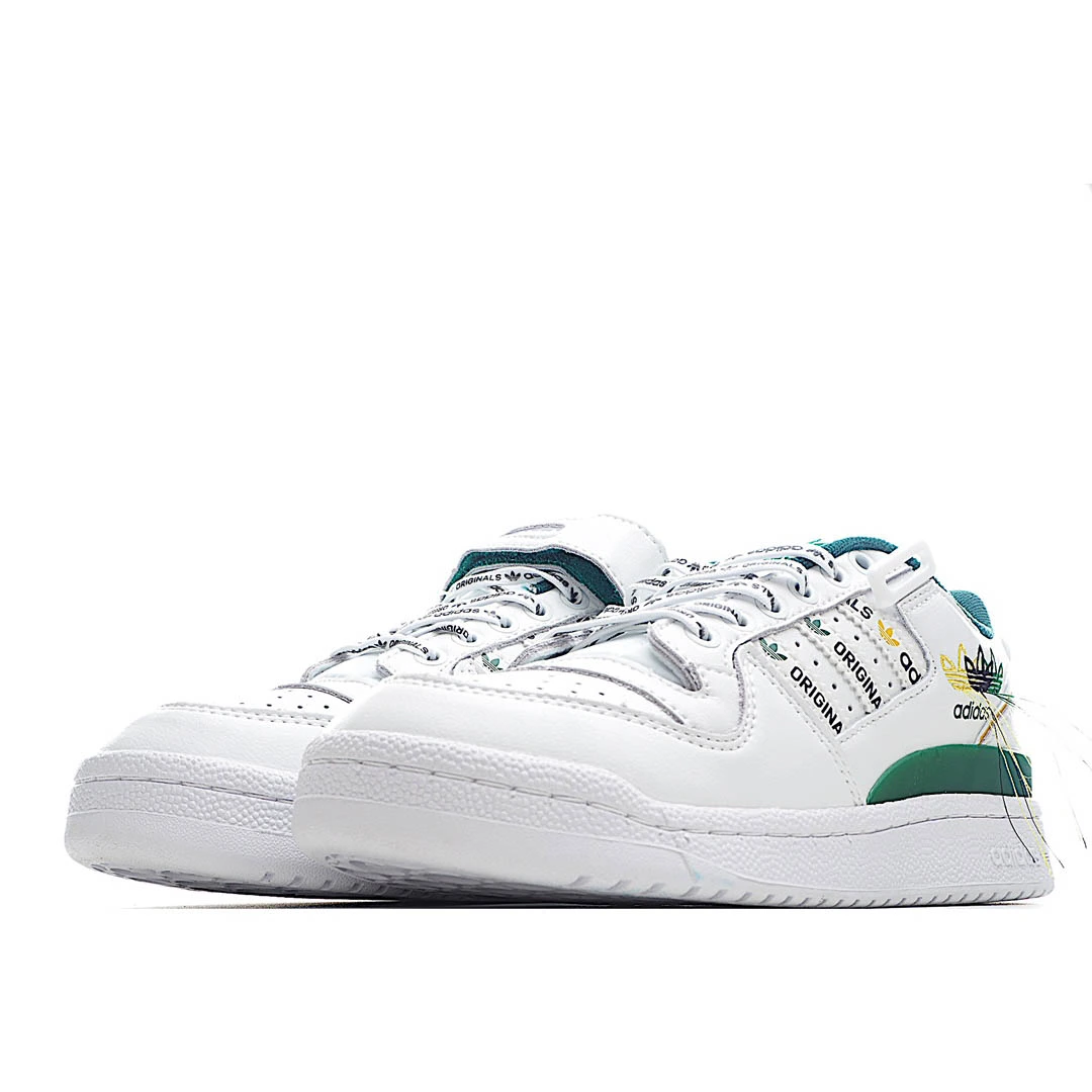 Adidas Originals Forum Low Sneakers White Green