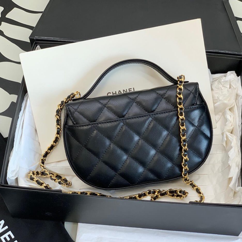 CHANEL MINI FLAP WITH HANDLE(HIGH-END GRADE)
