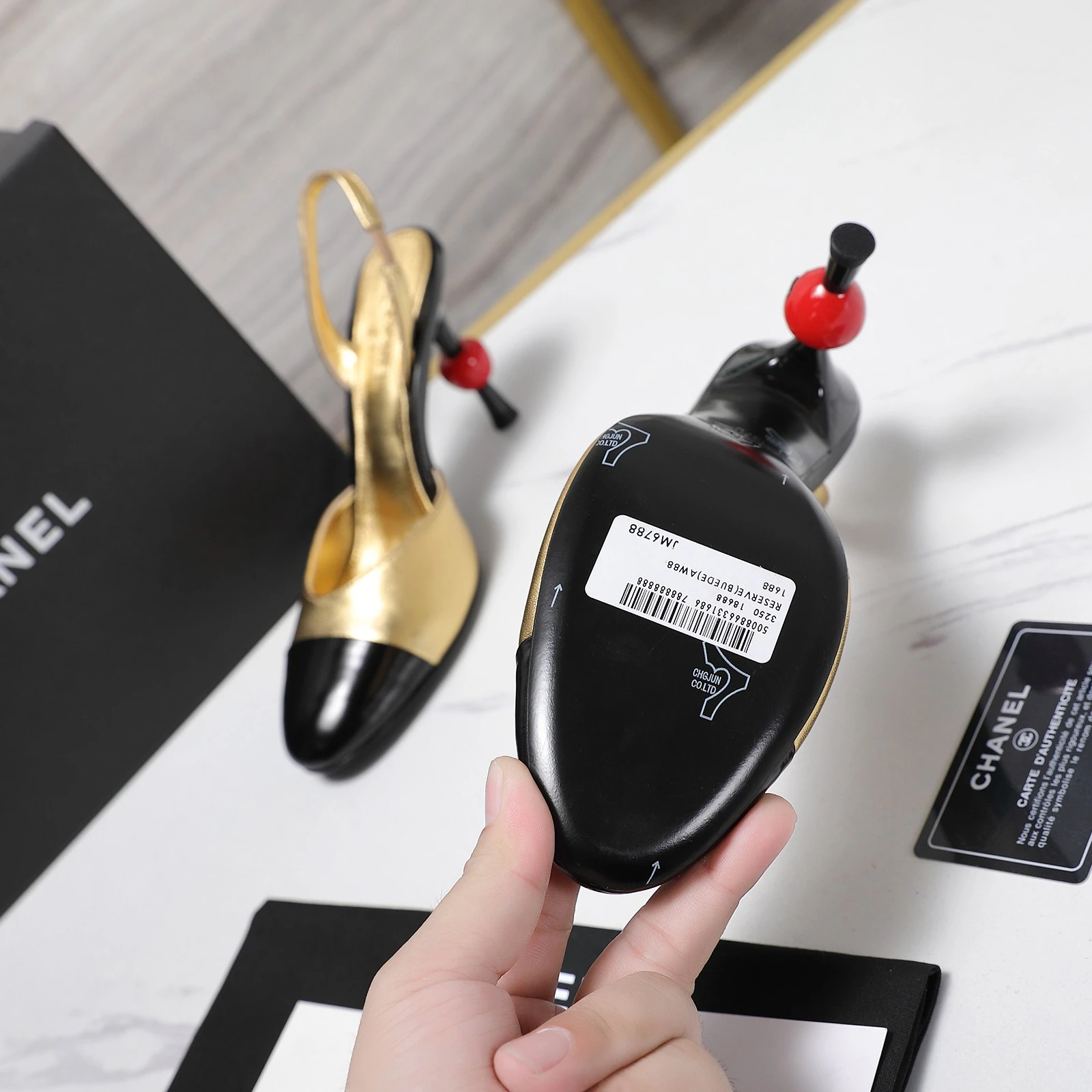 Chanel 26SS Apple and Slingback Sandals
