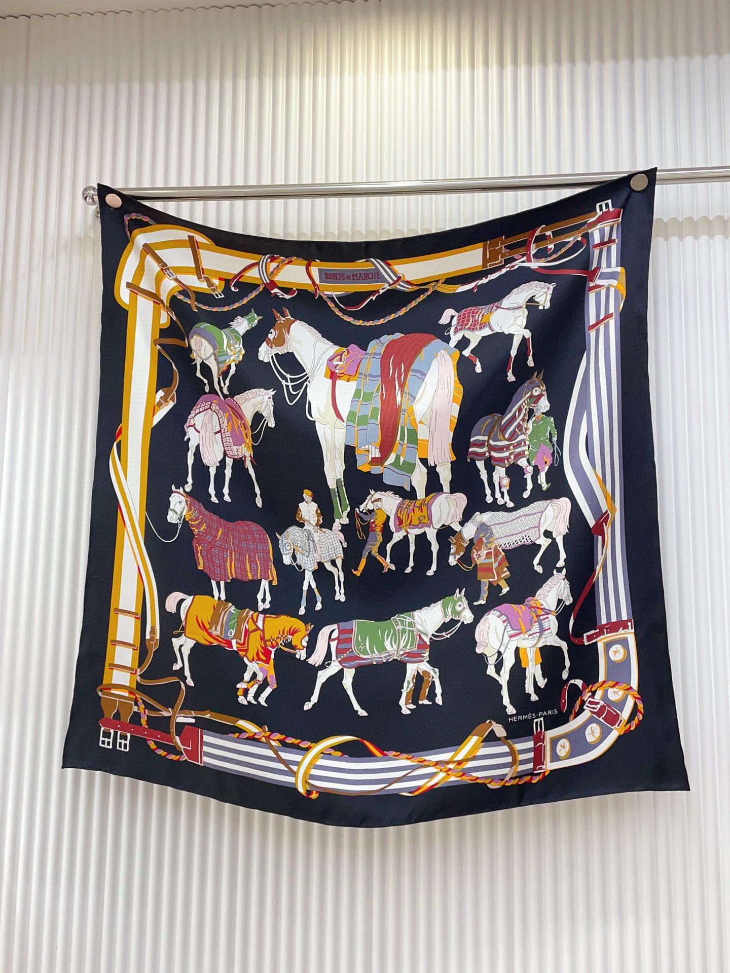Hermes 100% Silk Scarf