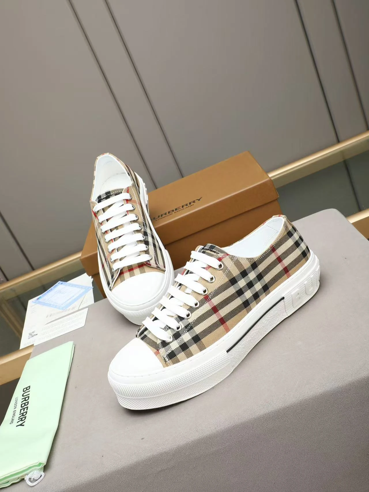 Burberry Canvas Shoes
