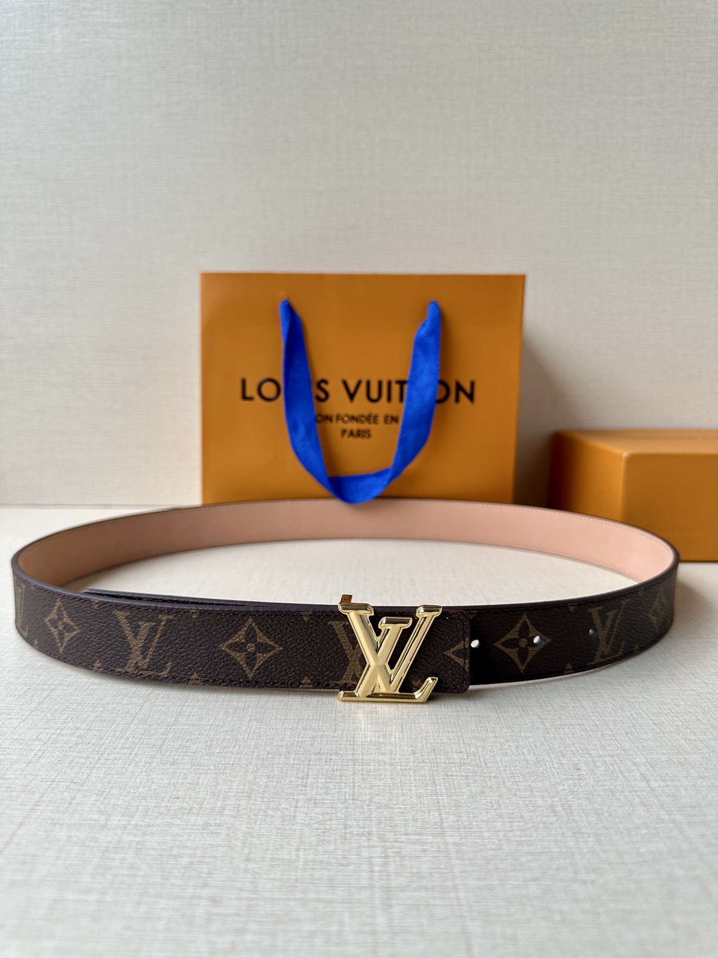 LV Initiales Leather Belts