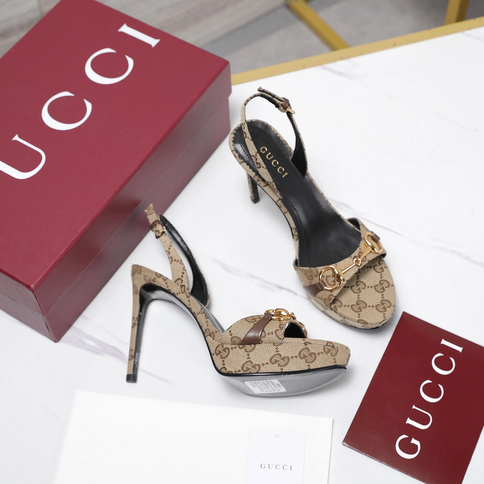 Gucci New High Heeled Sandal