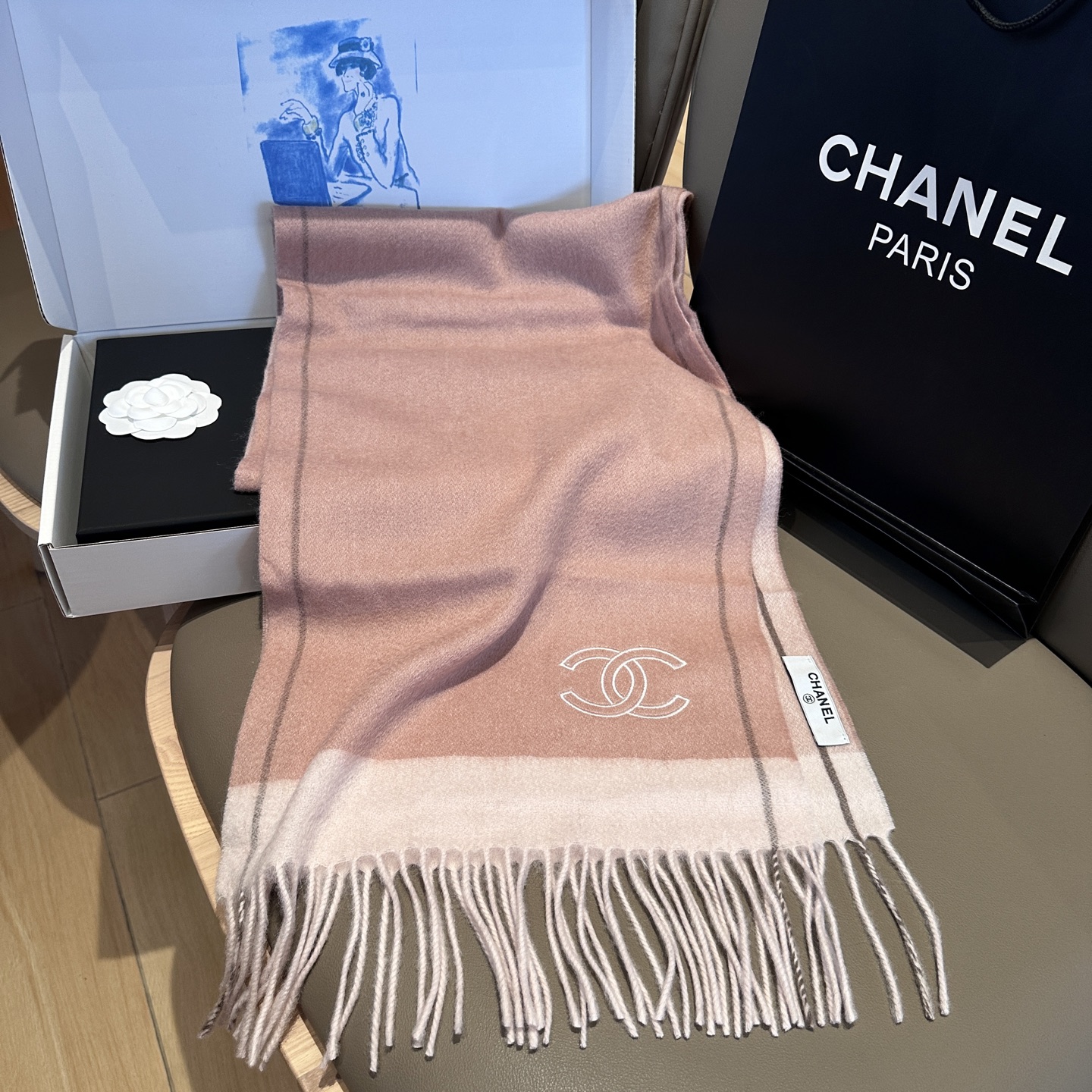 Chanel Cashmere Scarf