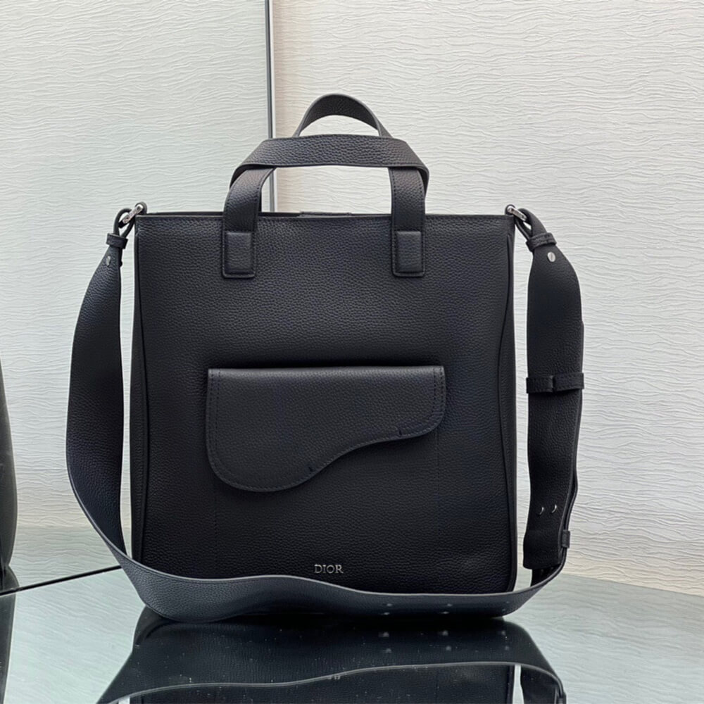 SADDLE TOTE BAG WITH SHOULDER STRAP