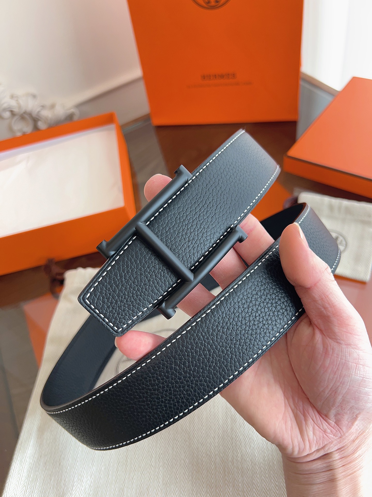 Hermes Belt Width 37mm Size 95-125cm