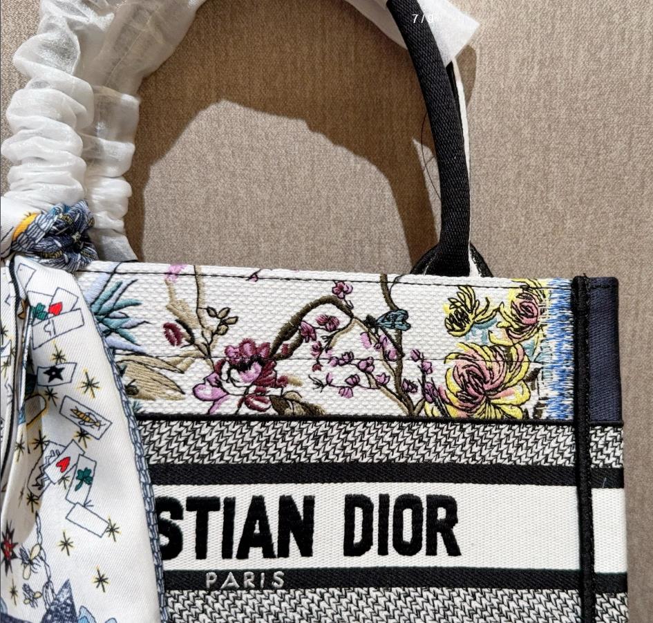 Dior Book Tote Bag Small Medium Large Size