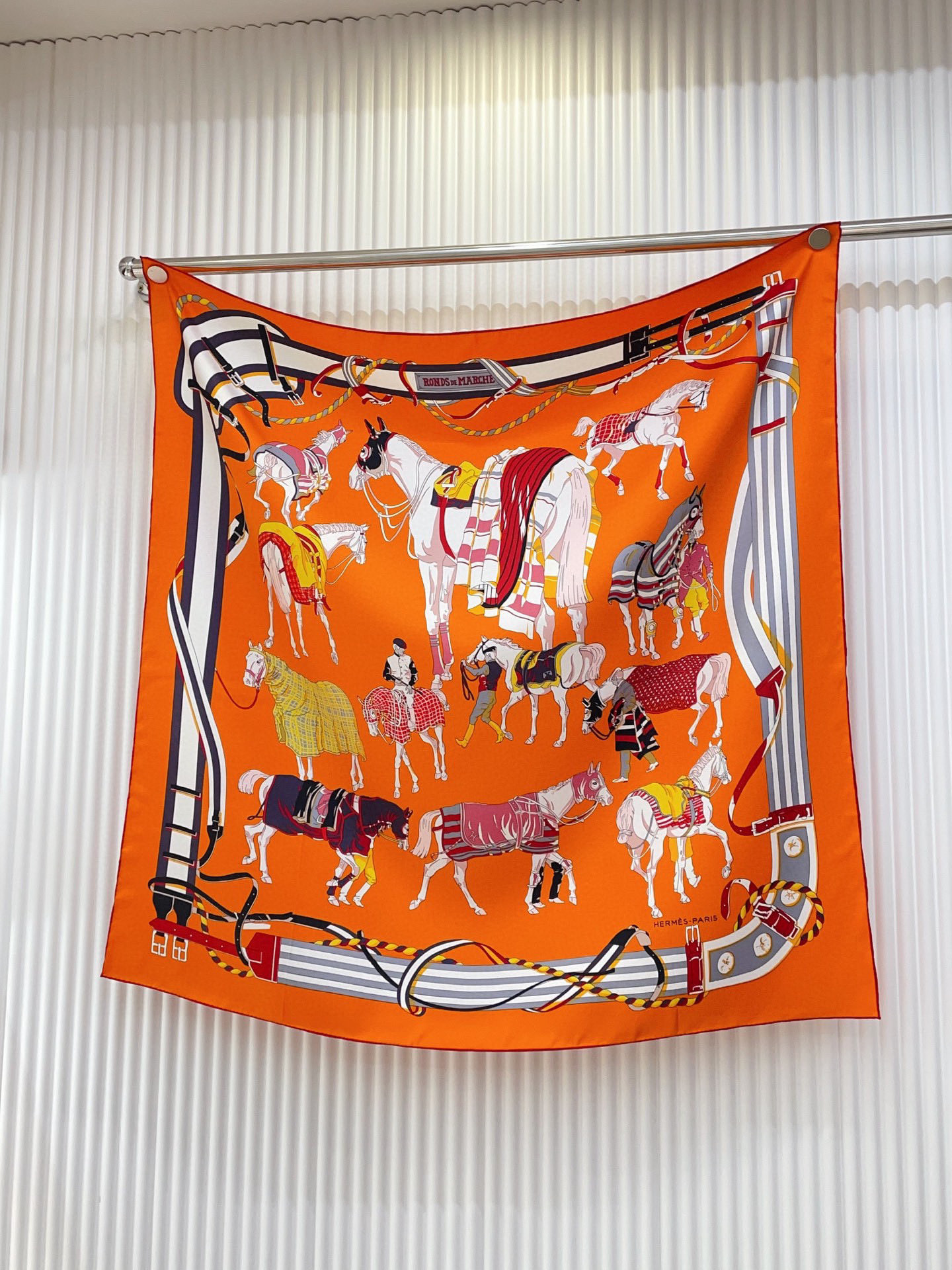 Hermes 100% Silk Scarf