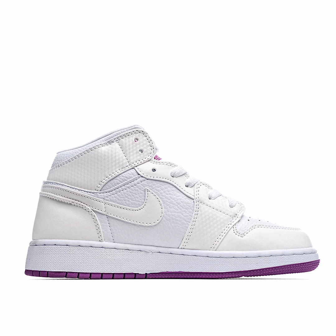 Air Jordan 1 Mid GG AJ1 Joe 1 Colorful Pink Chameleon Ultraviolet Temperature Change 555112-ID
