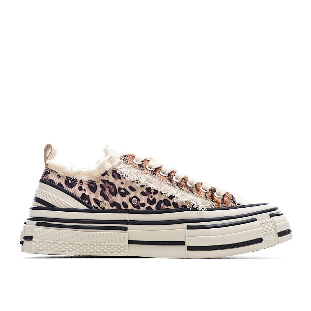 x VESSEL GOP Low canvas vulcanized sneakers