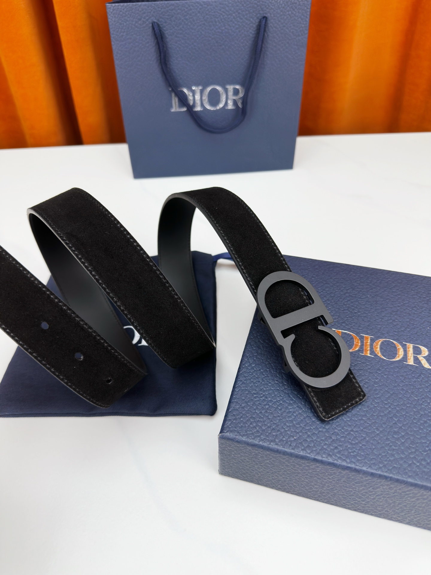 DIOR BELT FOR MEN WIDE 35MM