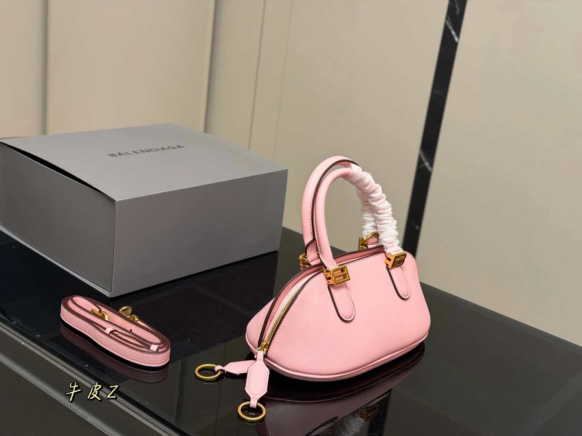 Balenciaga New Bowling Shell Bag