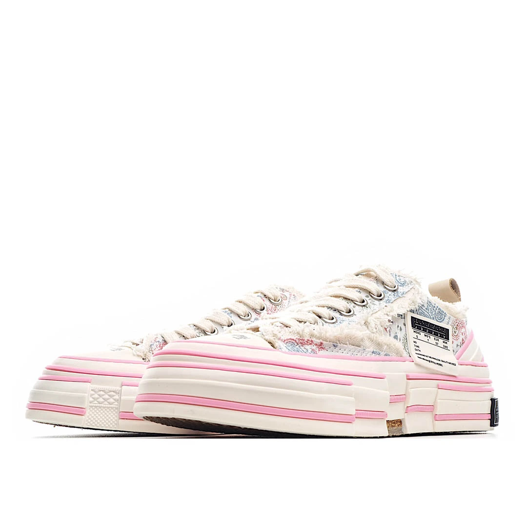 x VESSEL GOP Low canvas vulcanized sneakers