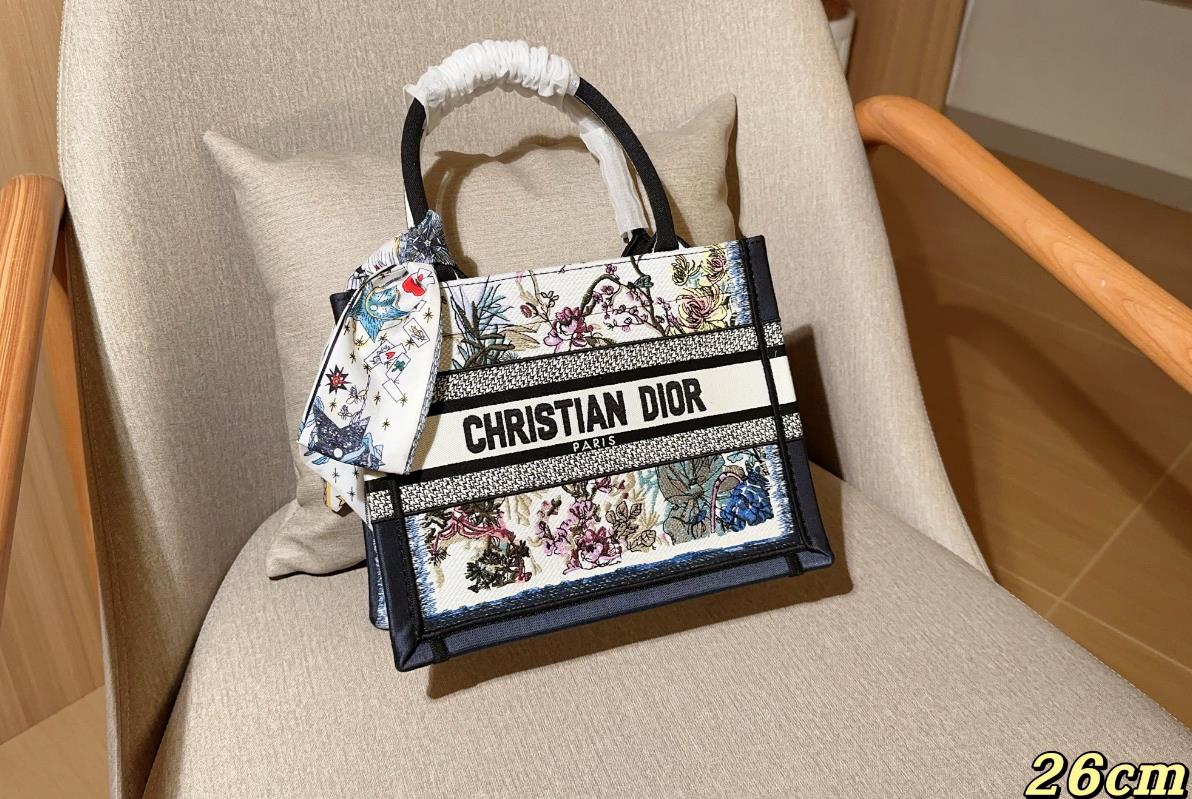 Dior Book Tote Bag Small Medium Large Size