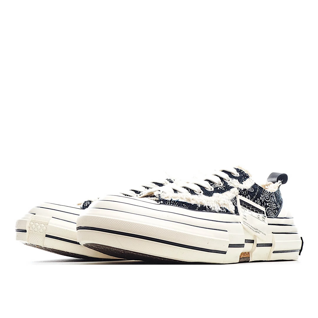 xVESSEL GOP Low canvas vulcanized sneakers