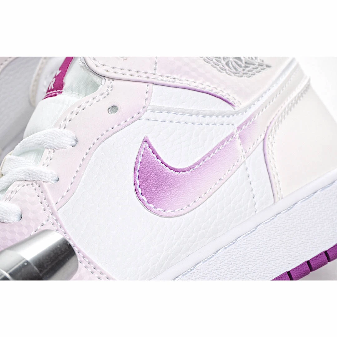 Air Jordan 1 Mid GG AJ1 Joe 1 Colorful Pink Chameleon Ultraviolet Temperature Change 555112-ID