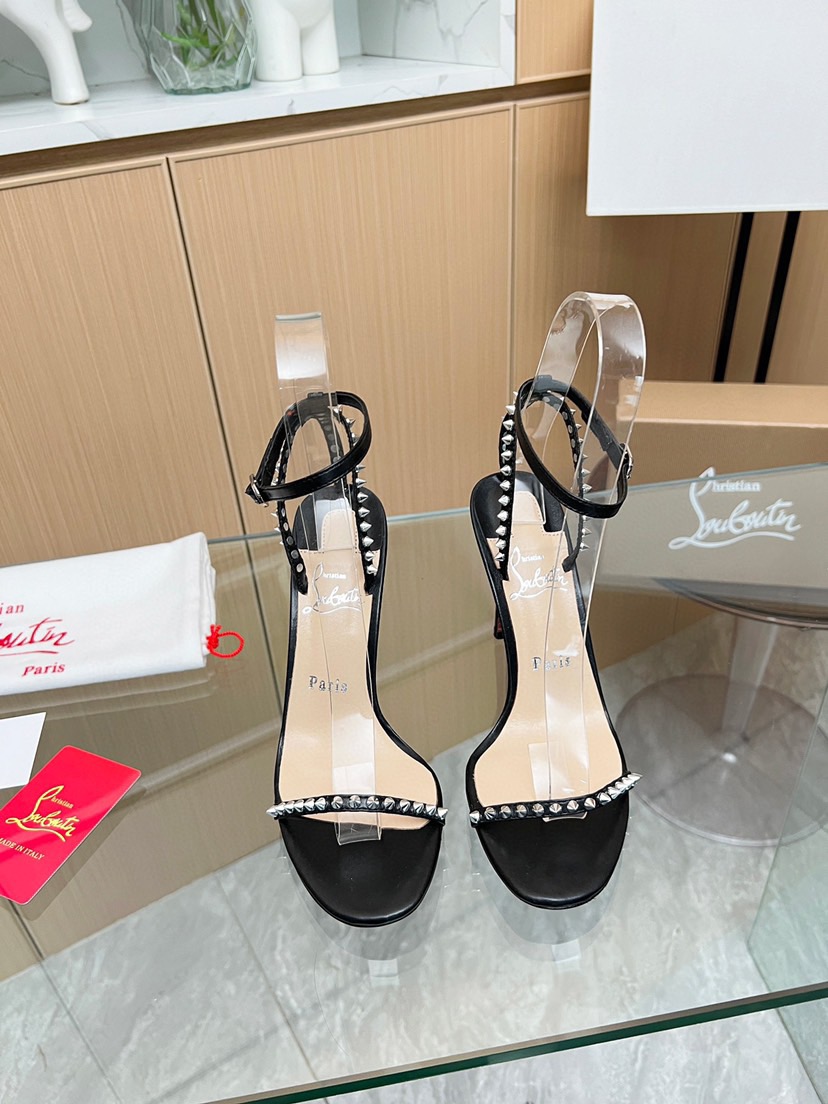 ChistianLouboutin Red Soled High-Heeled Sandals