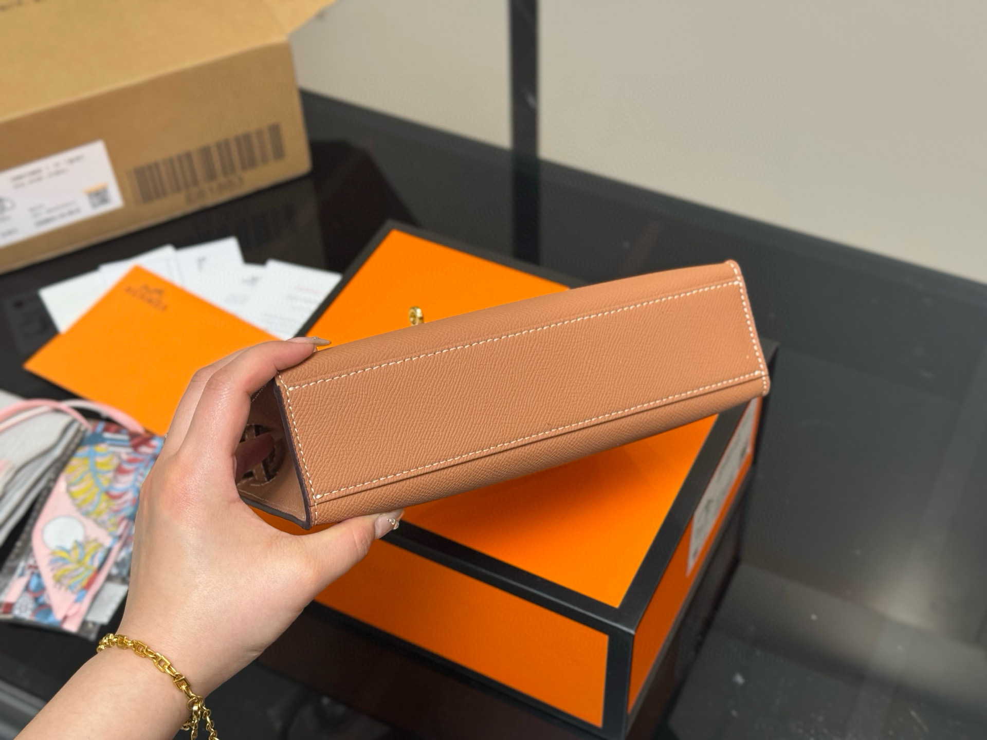 Hermes Kelly Handle Bag