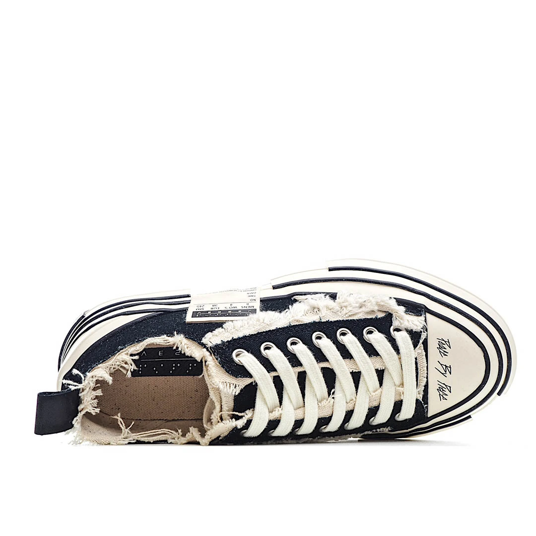 xVESSEL GOP Low canvas vulcanized sneakers