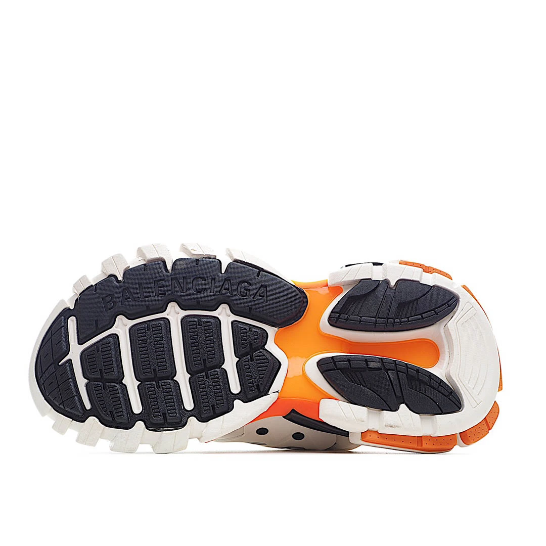 Balenciaga Sneaker Tess s.Gomma MAILLE WHITE/ORANGE