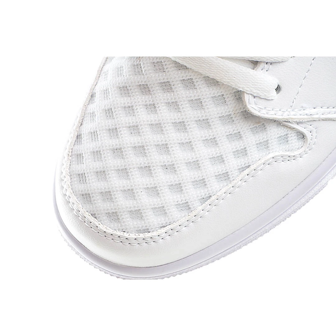 Wmns Air Jordan 1 Low Breathe 'Triple White'