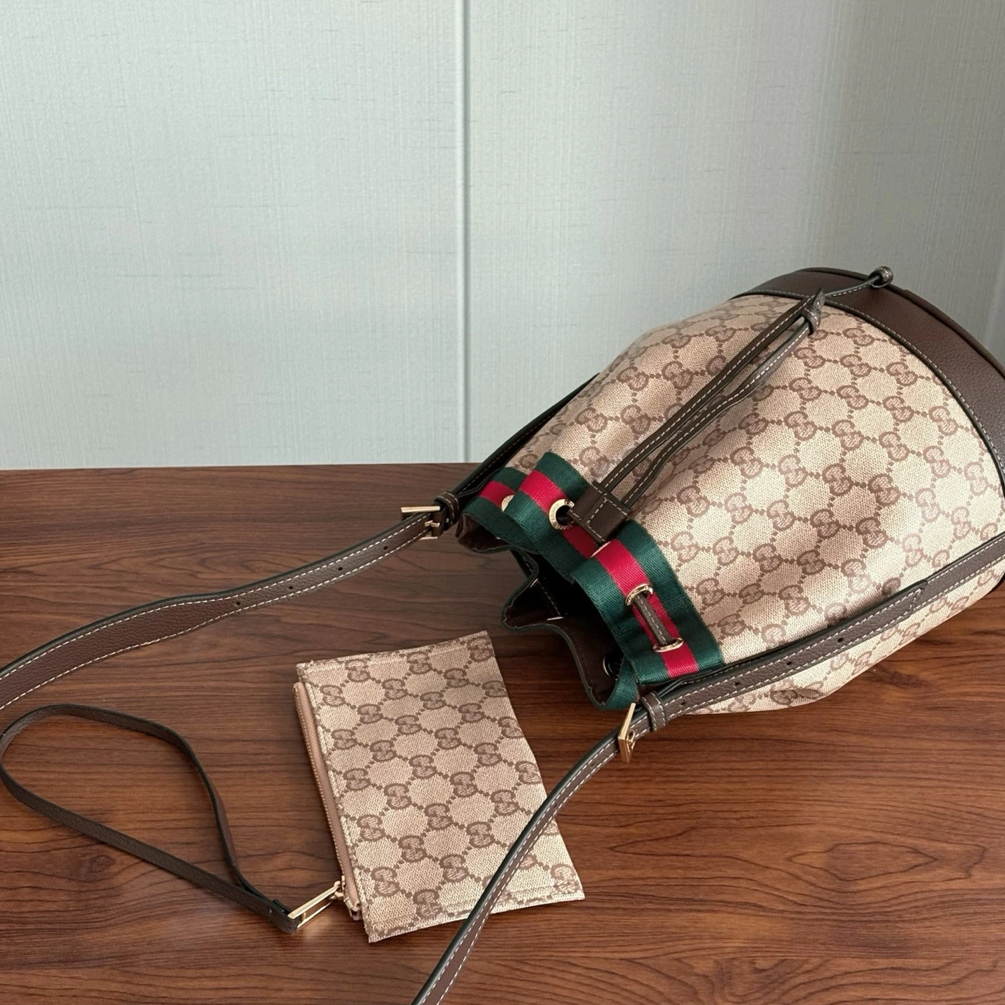 Gucci Webbing Mini Bucket Bag