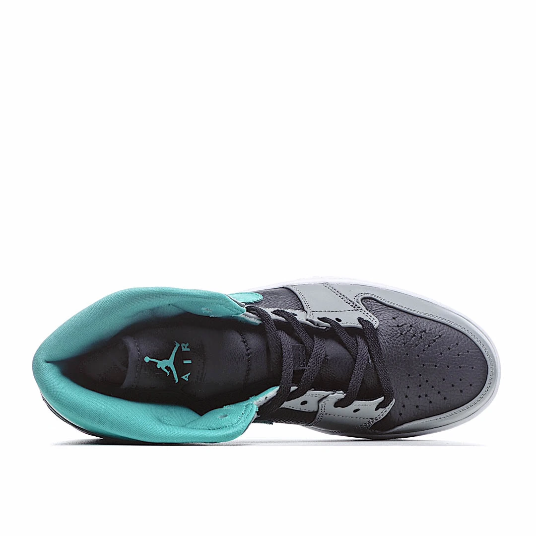 Air Jordan 1 Mid 'Grey Aqua'