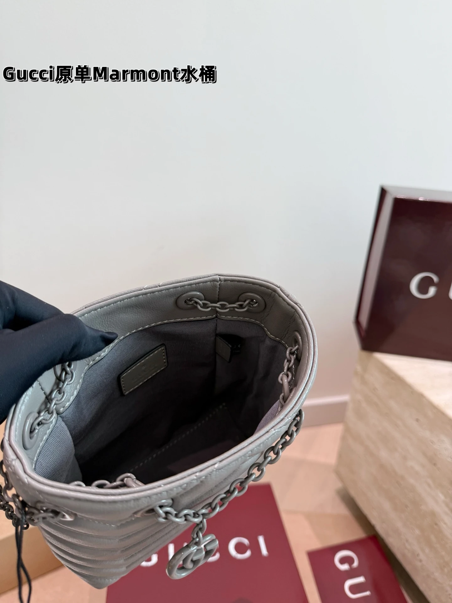 Gucci Soft Marmont Bucket Bag