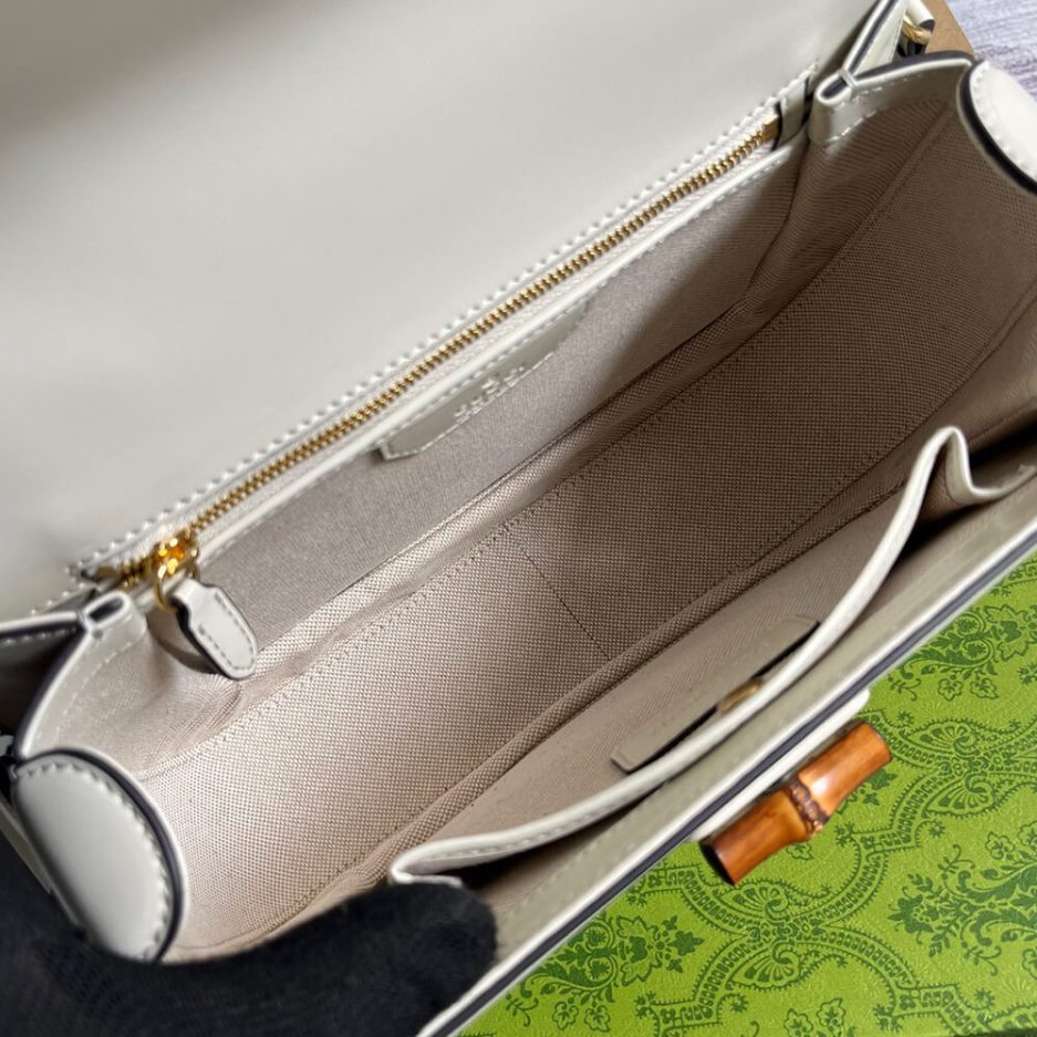GUCCI BAMBOO 1947 MEDIUM TOP HANDLE BAG