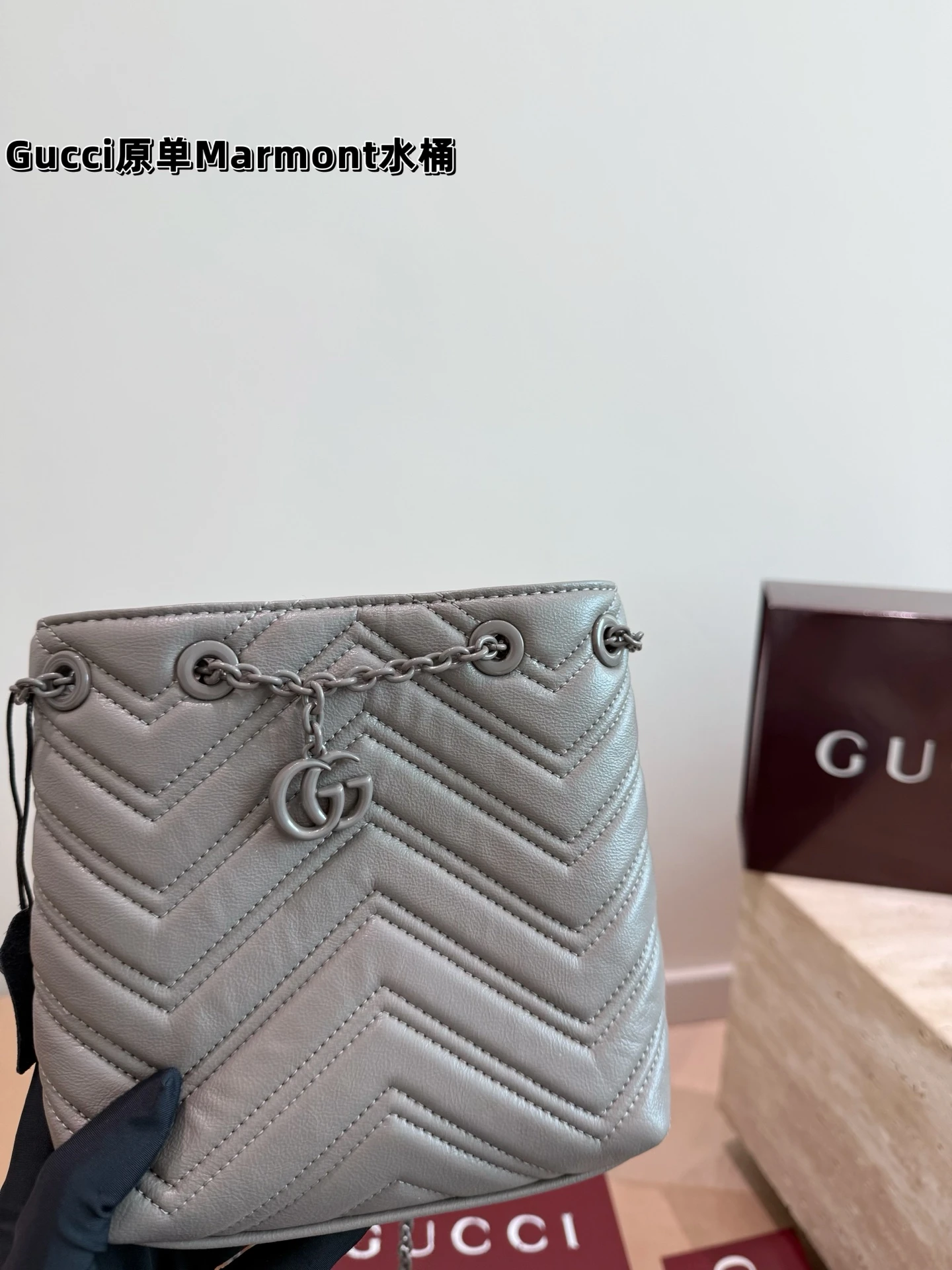 Gucci Soft Marmont Bucket Bag