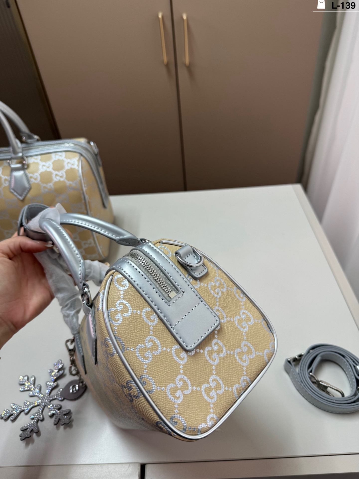 Gucci Emblem Tote Bag